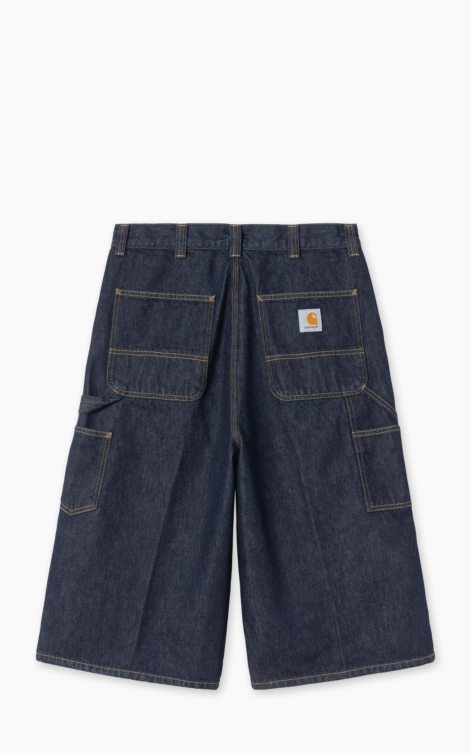 Carhartt WIP OG Double Knee Long Short Smith Denim Rinsed Blue