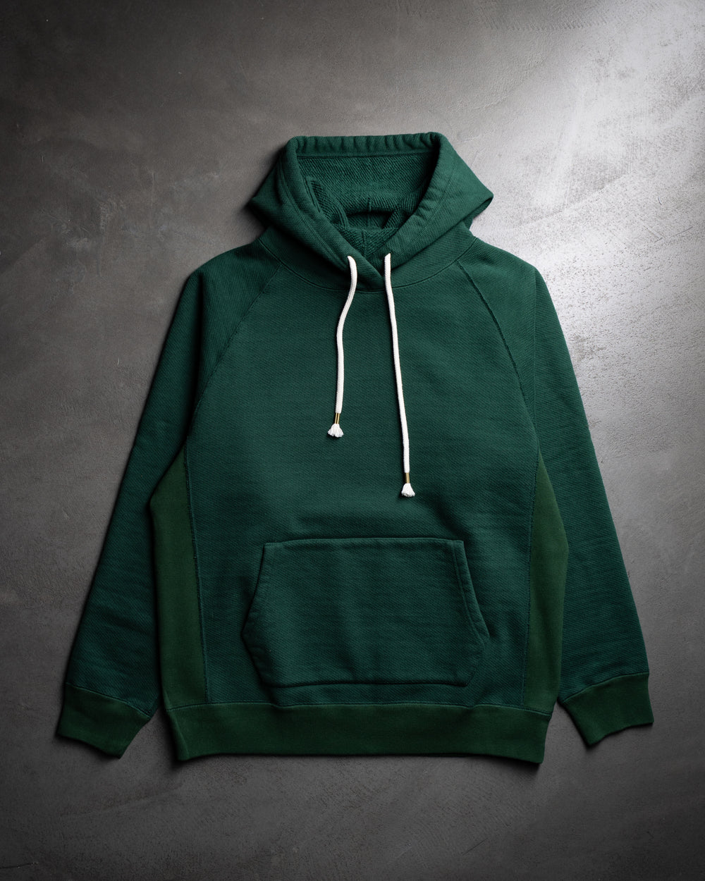 Wonder Looper Pullover Hoodie Double Heavyweight French Terry Racing Green
