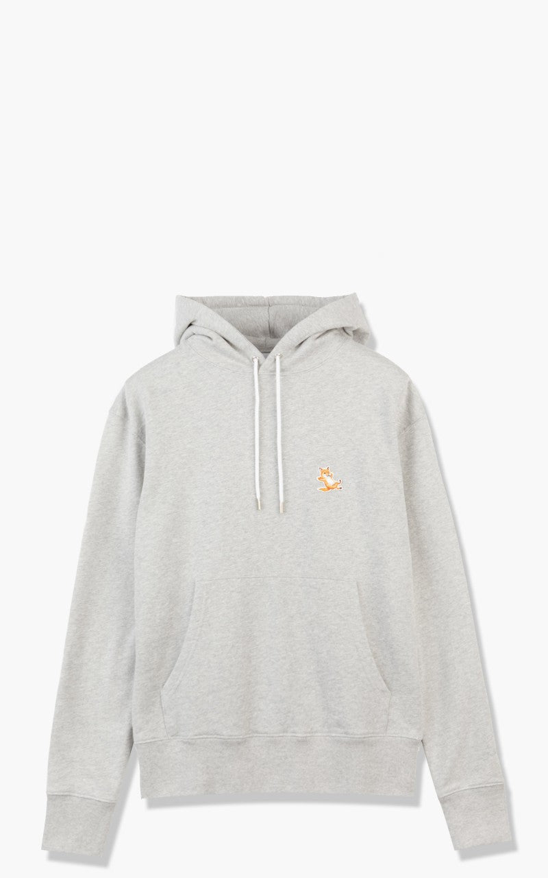 Maison Kitsuné Chillax Fox Patch Classic Hoodie Grey