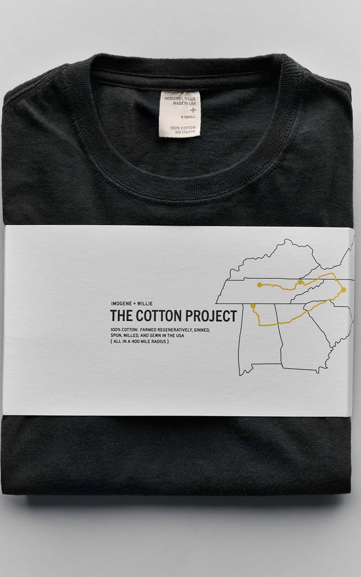 Imogene + Willie The Cotton Project Tee 2-Pack Faded Black