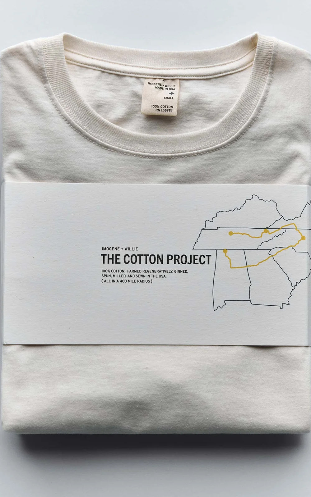 Imogene + Willie The Cotton Project Tee 2-Pack Vintage White