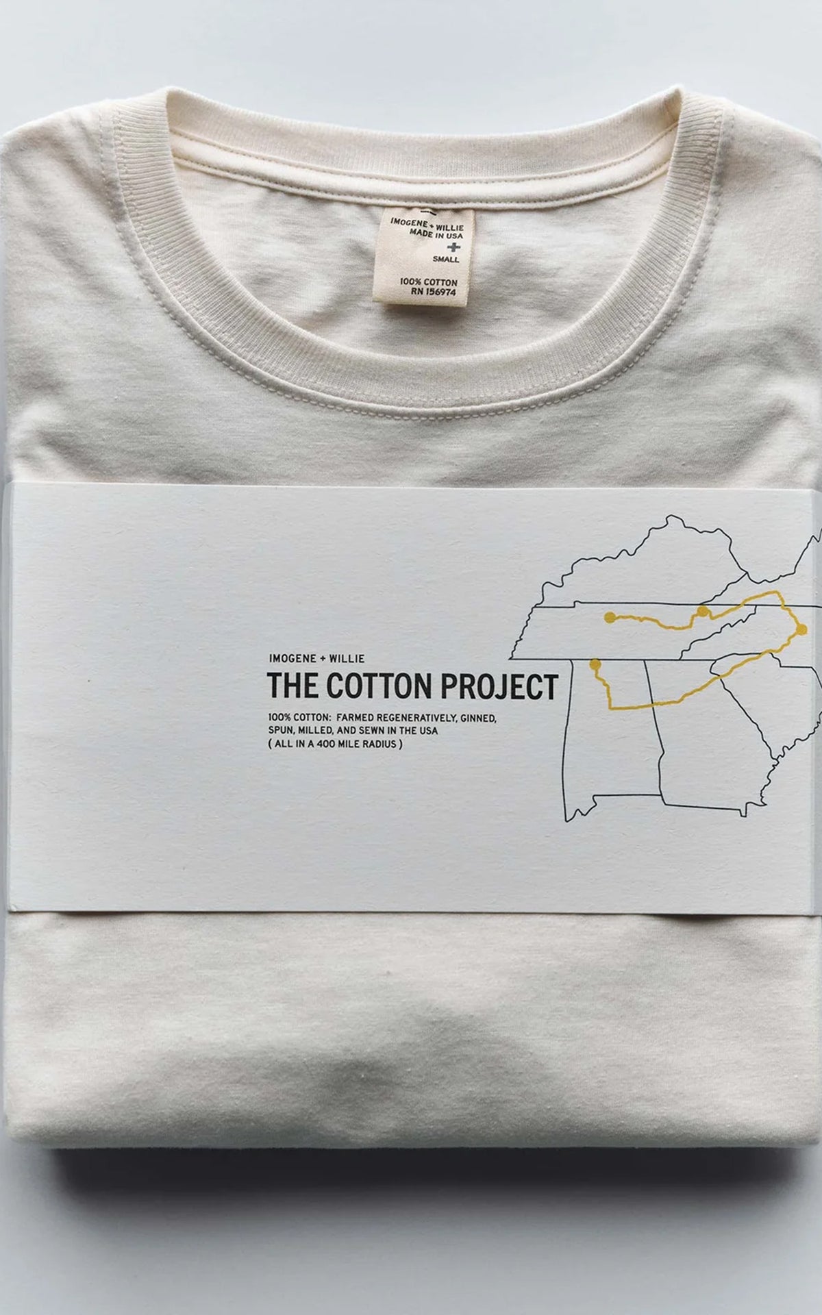 Imogene + Willie The Cotton Project Tee 2-Pack Vintage White