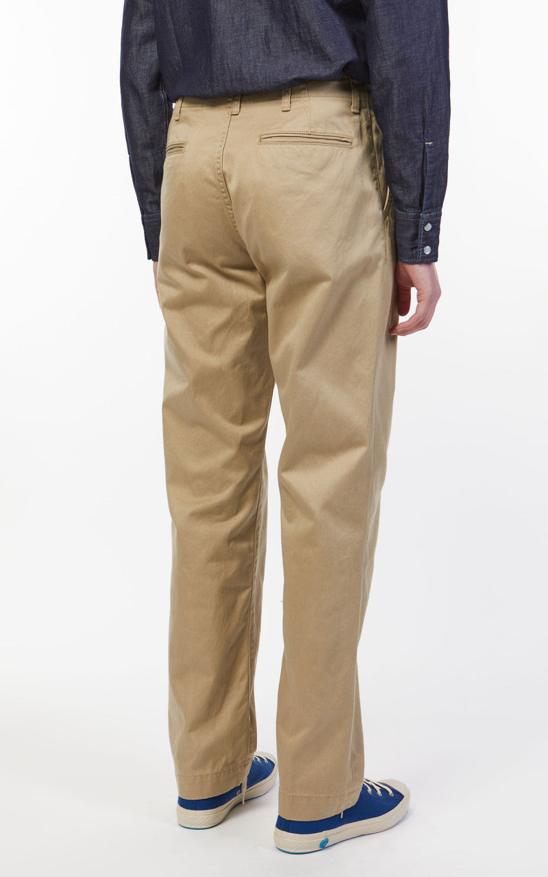 Japan Blue Modern Military Chino Beige