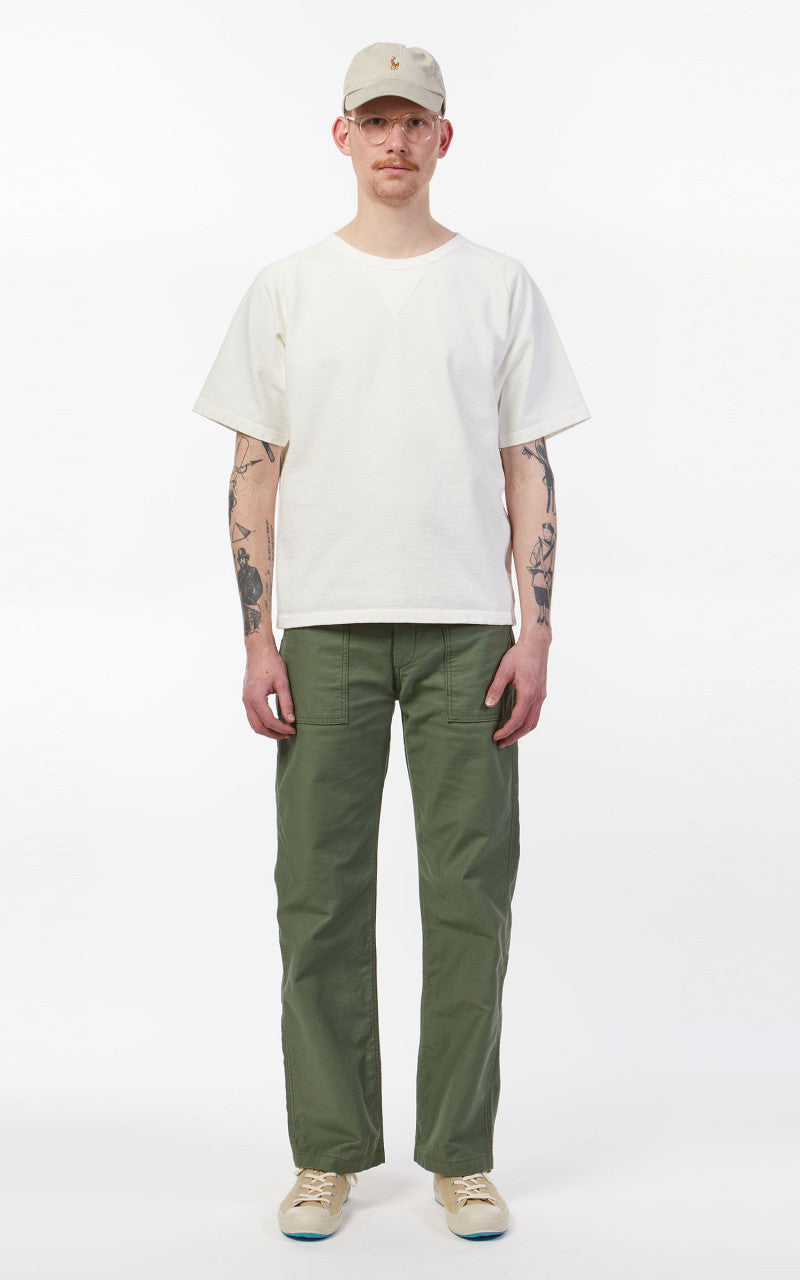 Japan Blue Heavyweight Raglan T-Shirt White 16.5oz