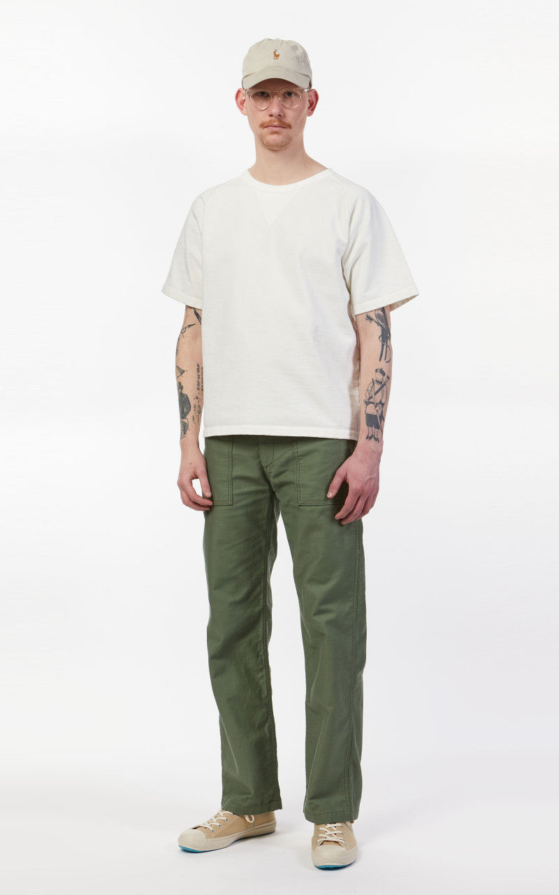 Japan Blue Heavyweight Raglan T-Shirt White 16.5oz