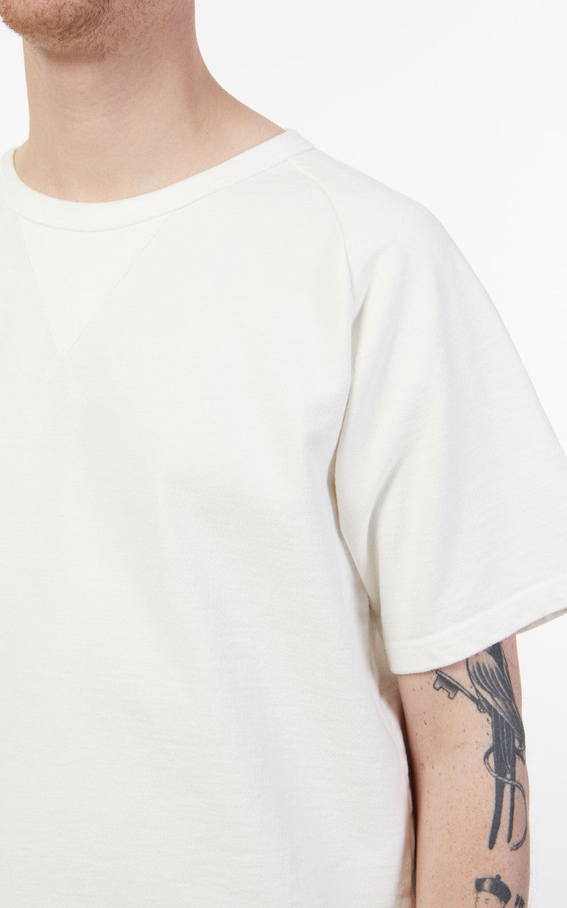 Japan Blue Heavyweight Raglan T-Shirt White 16.5oz