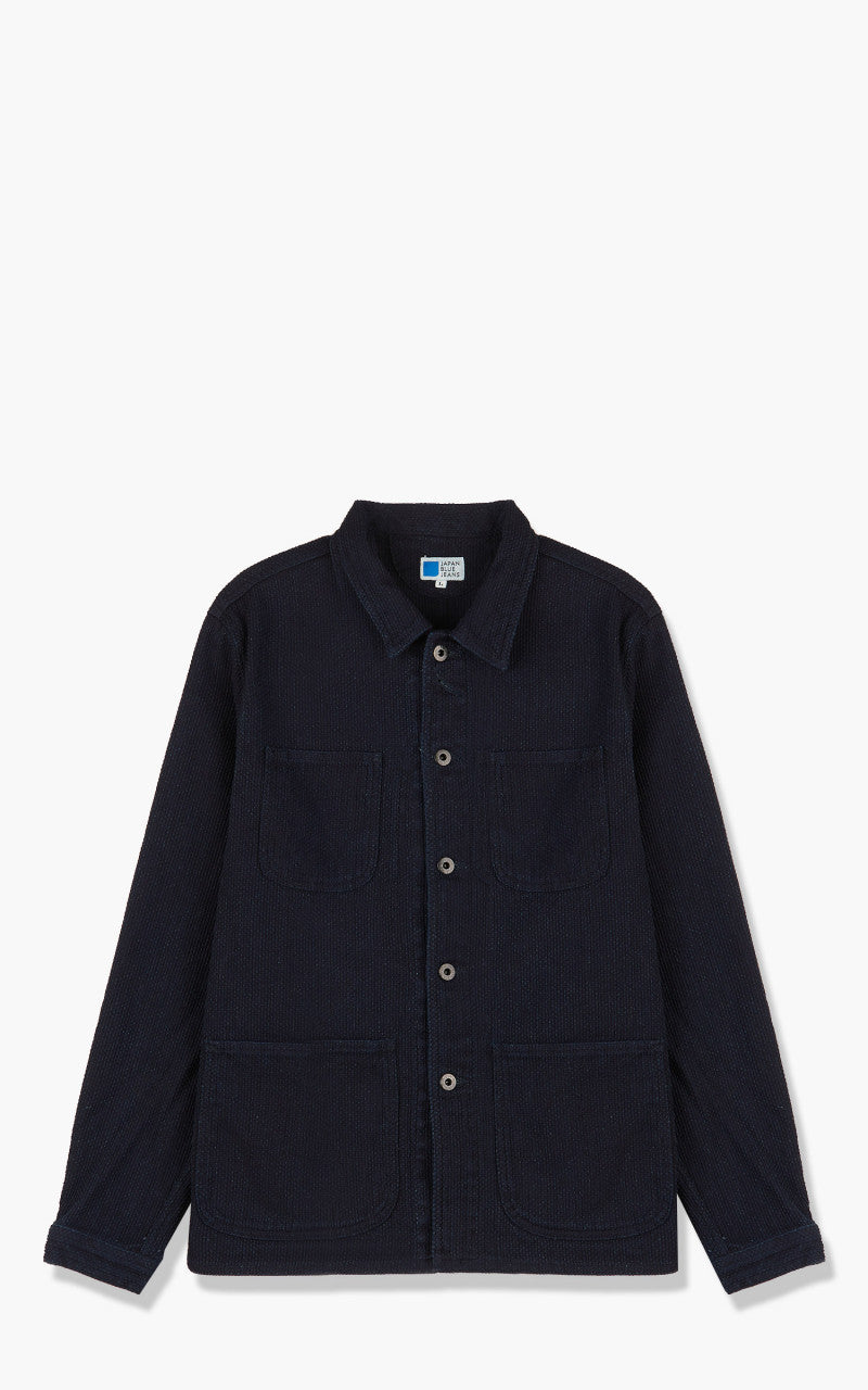 Japan Blue Sashiko Coverall Jacket Indigo