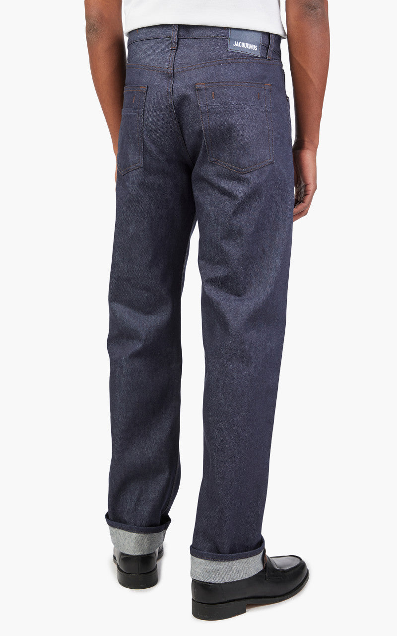 パンツ JACQUEMUS LE DE-NIMES FRESA Jacquemus Le De-Nimes Fresa Navy/Brown