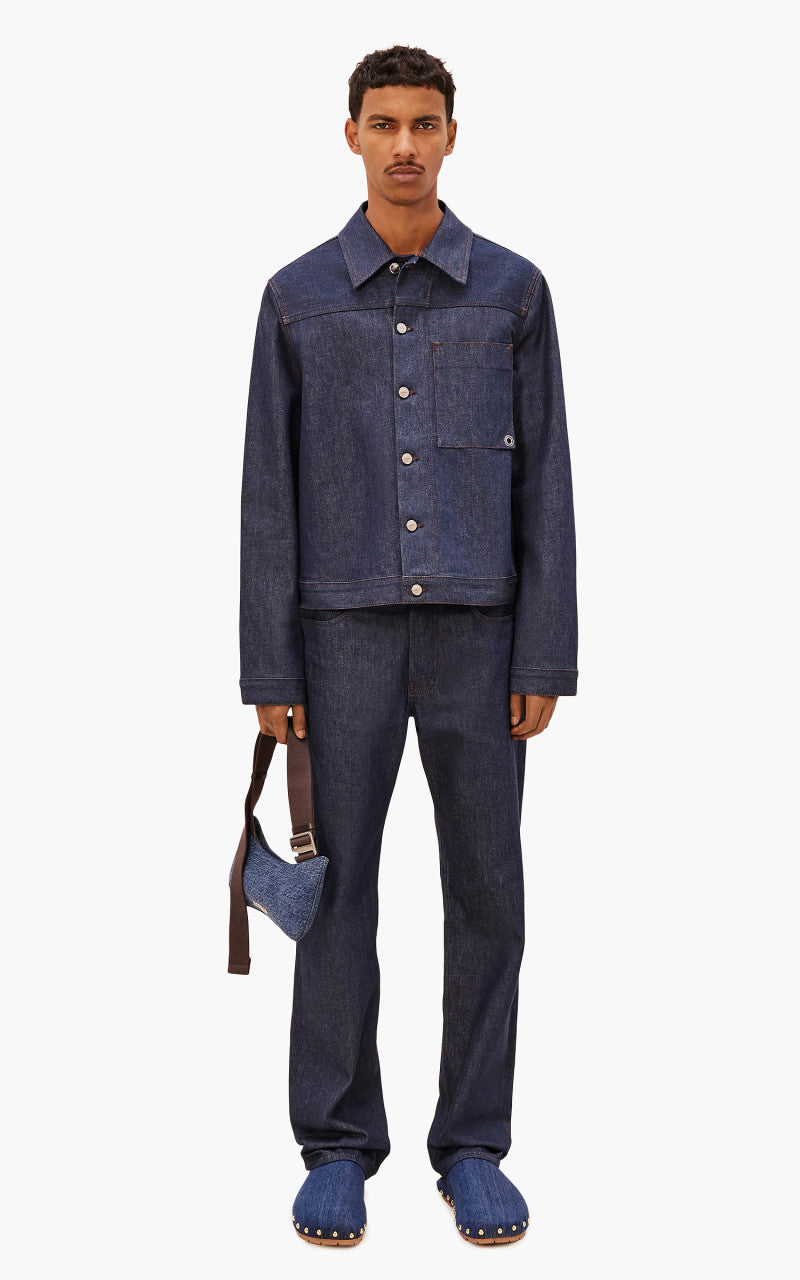 Jacquemus La Veste De-Nimes Jao Navy/Brown