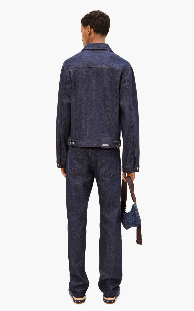 Jacquemus La Veste De-Nimes Jao Navy/Brown