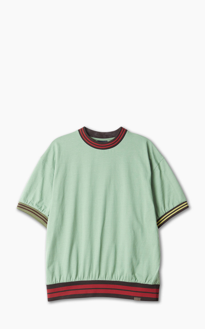 Jacquemus Le T-Shirt Joga Striped Rib Green