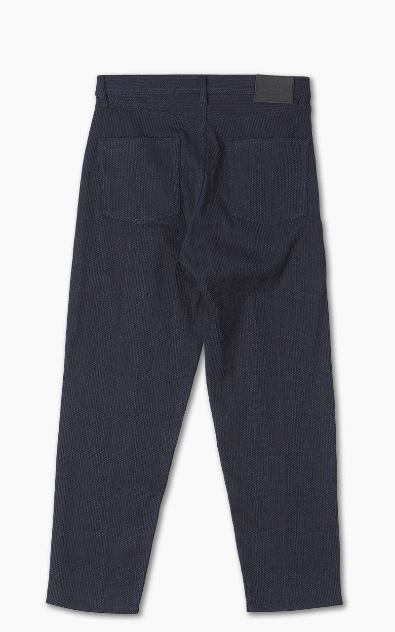 Japan Blue Sashiko Wide Tapered Pants Indigo
