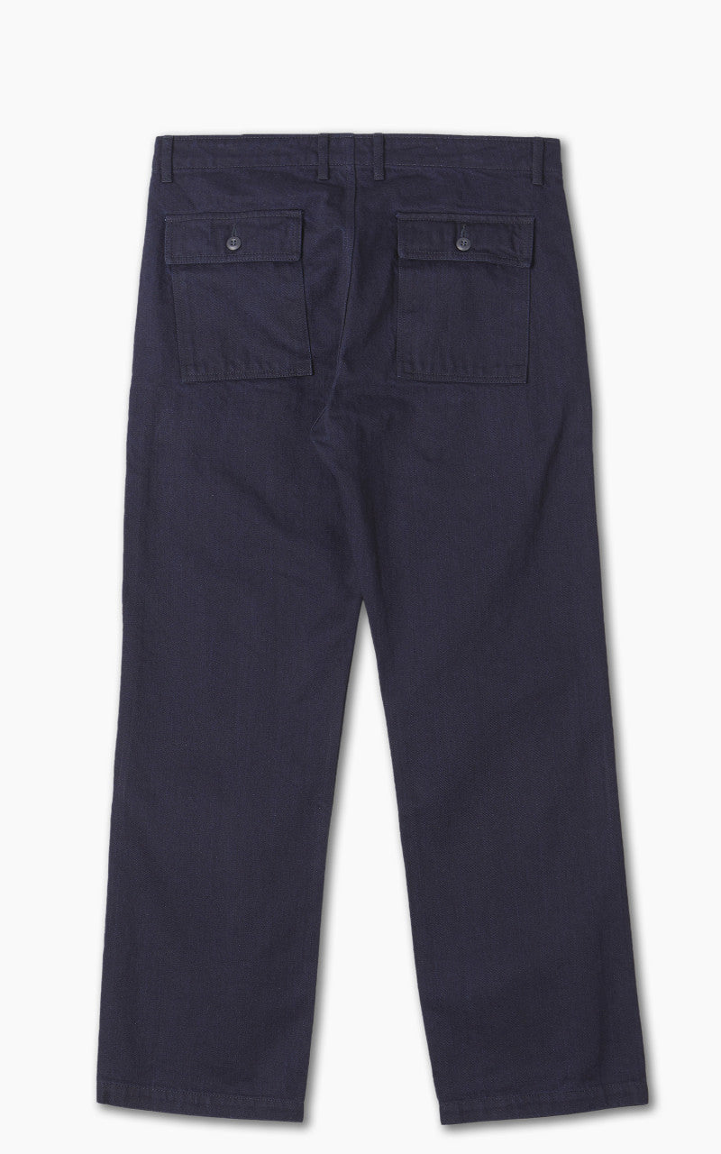 Japan Blue Modern Military Baker Pants Denim Indigo