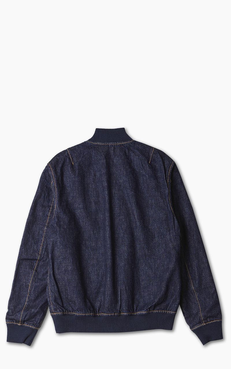 Japan Blue JJK0000M25 Denim Bomber Jacket Indigo