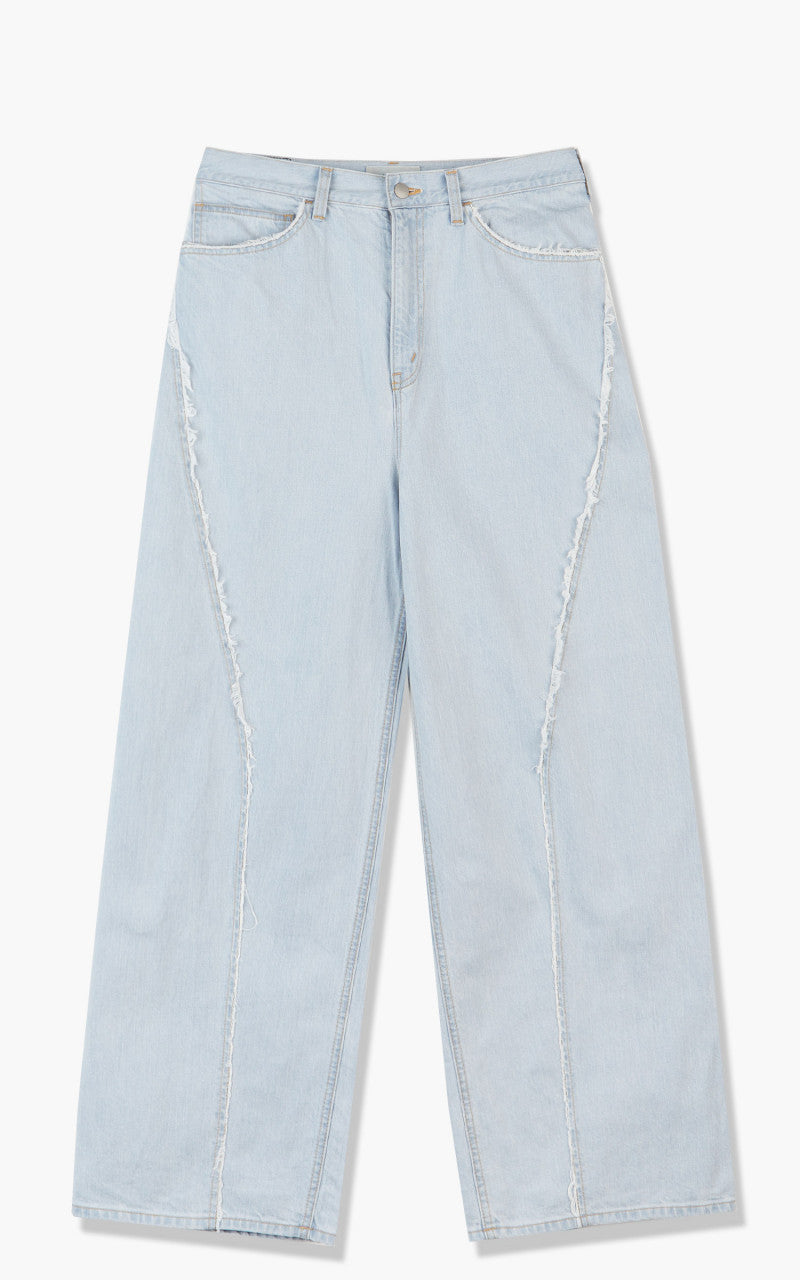 Jieda Bleach Loose Fit Jeans Ice Blue