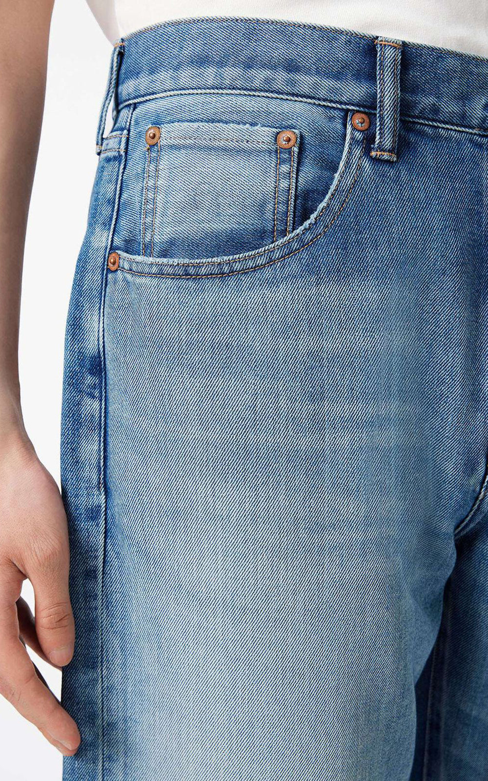 Japan Blue JMJA0100 Light Straight Jeans Medium Indigo 9oz