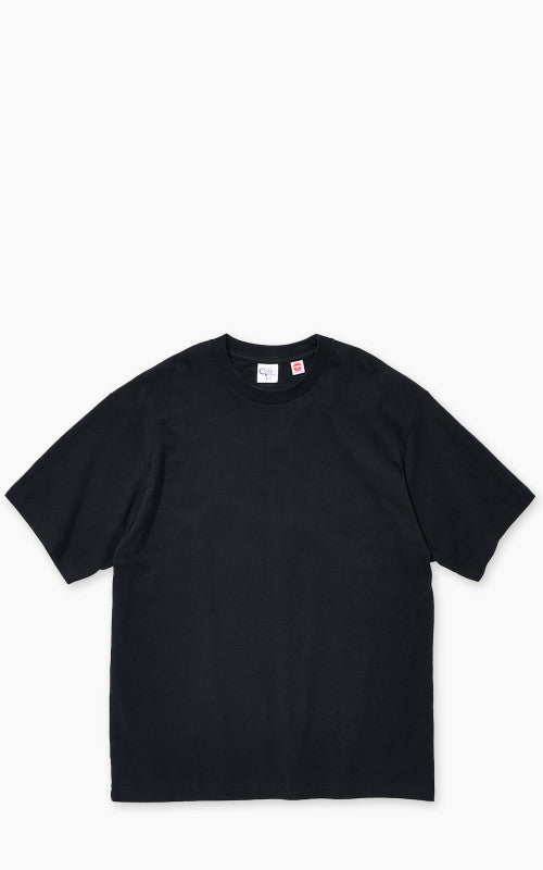 Cotton Research Club S/S Slubby T-Shirt Black