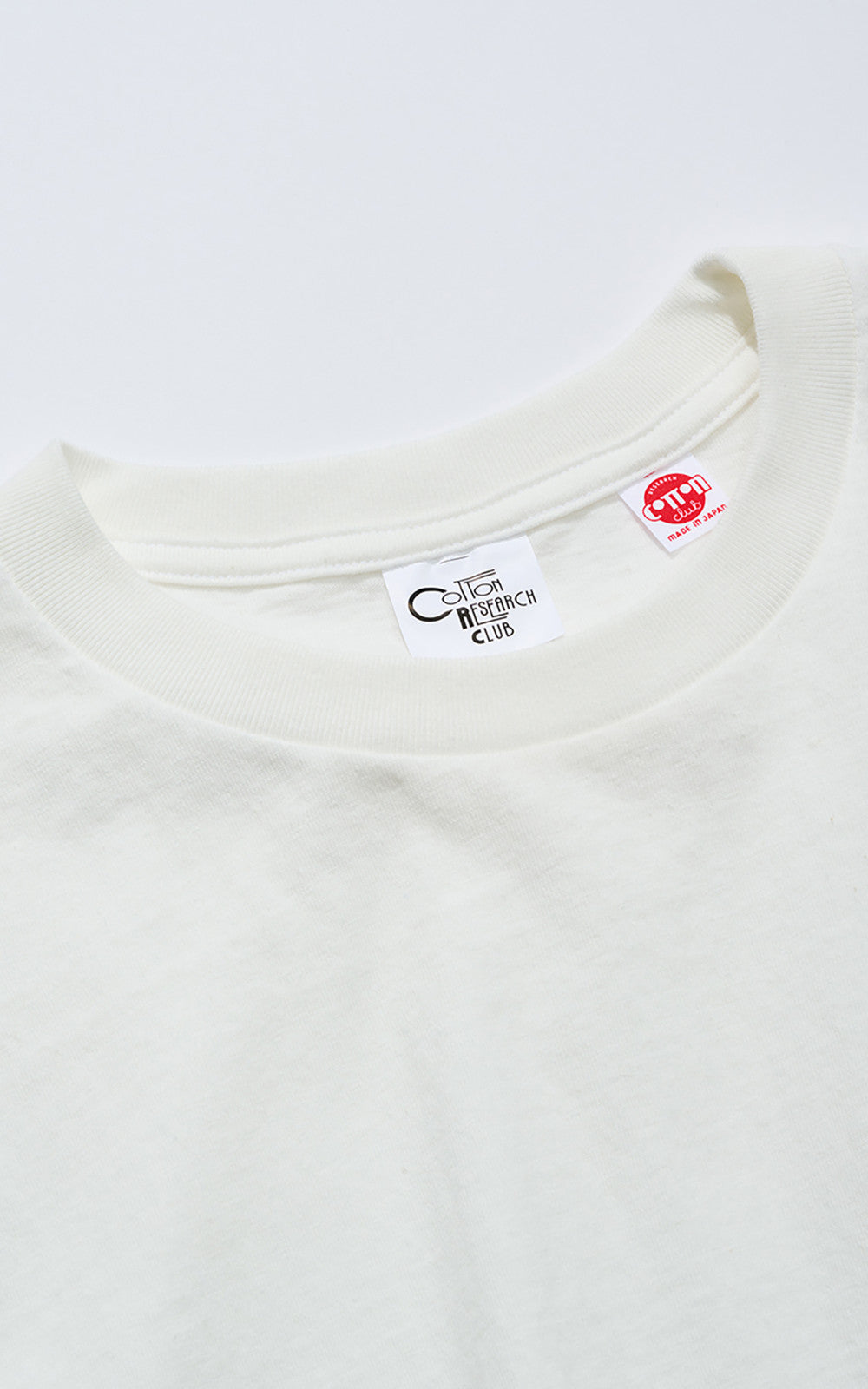 Cotton Research Club S/S Slubby T-Shirt White