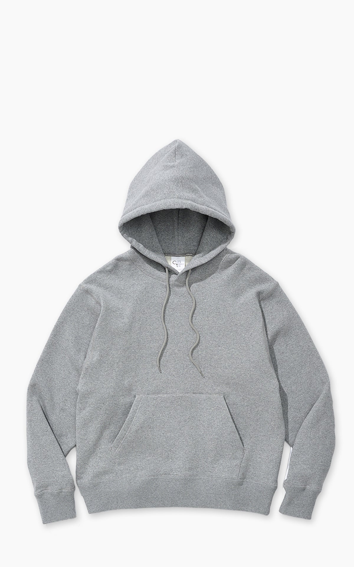 Cotton Research Club Loopwheel Terry Hoodie Heather Grey
