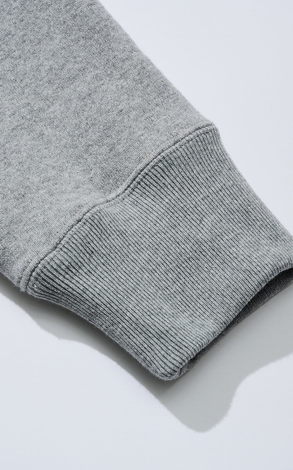 Cotton Research Club Loopwheel Terry Hoodie Heather Grey
