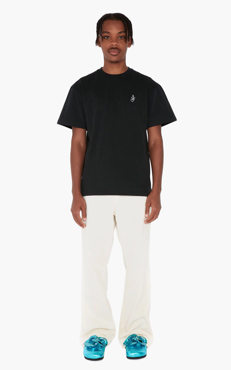 JW Anderson Swirl Logo Classic T-Shirt Black