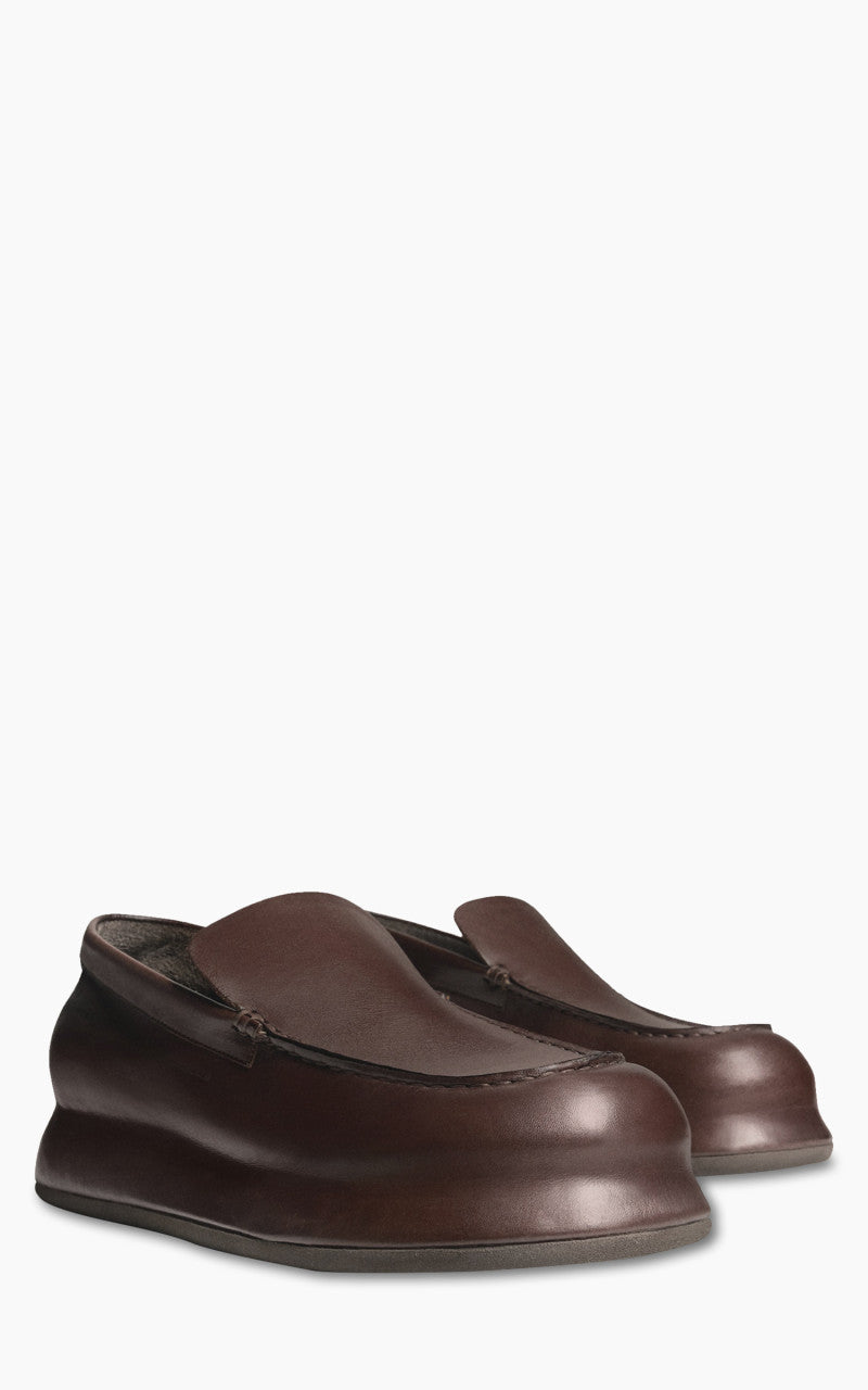 Jacquemus Les Mocassins Bricciola Sculpted Loafers Brown