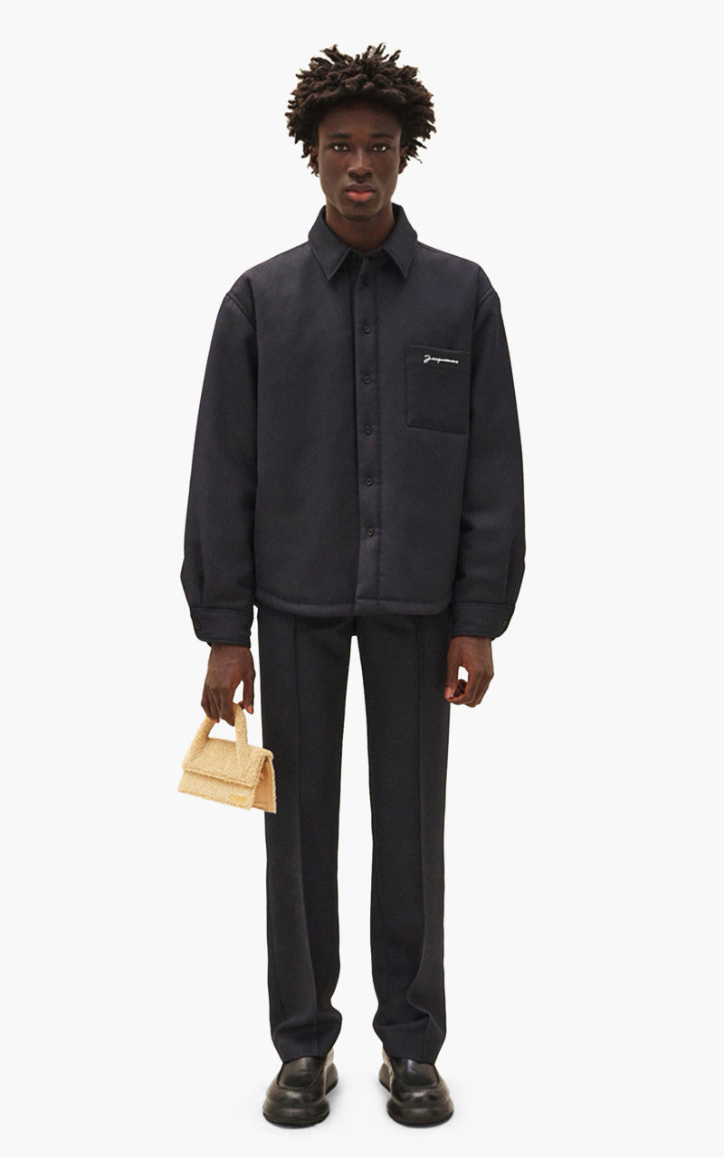 ジャケット・アウター 23SS JACQUEMUS LA CHEMISE BOULANGER 46 Jacquemus La Chemise Boulanger Shirt Jacket | Black | FARFETCH