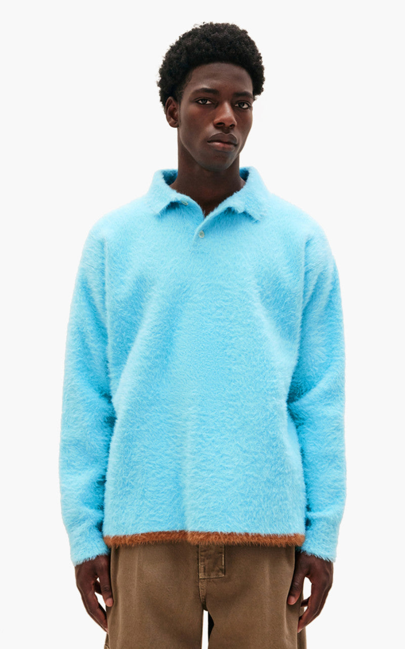 ア*ス様 JACQUEMUS LE POLO NEVE KNITS JACQUEMUS NEVE BRUSHED KNITTED POLO SWEATER – TheLuxeLend