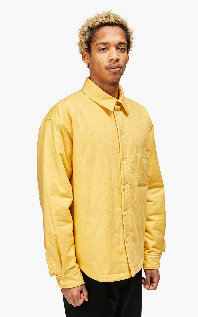 Jacquemus La Chemise Boulanger Puffed Overshirt Yellow