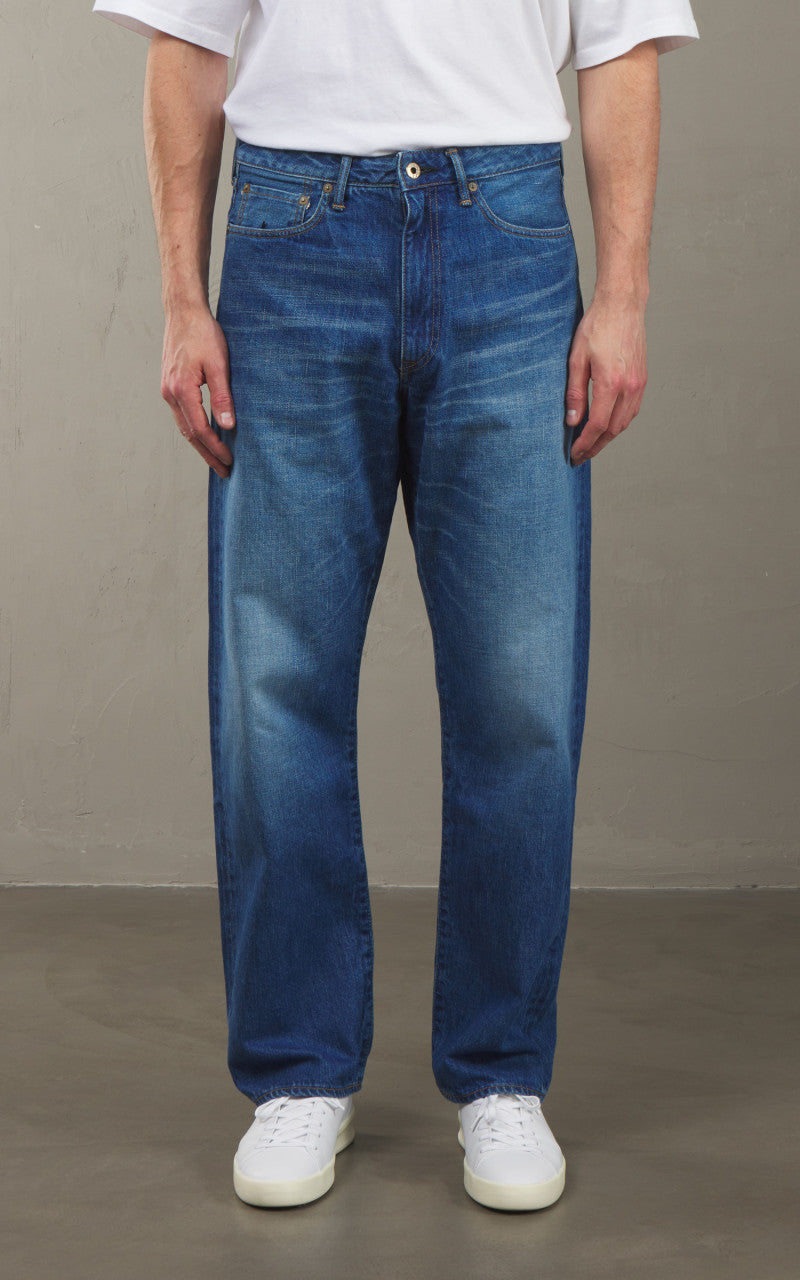 Japan Blue J504 Loose Jeans Aging Wash Selvedge 12.5oz