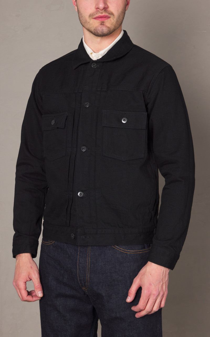 Japan Blue JBGJ1002 Type 2 Denim Jacket Black 14oz