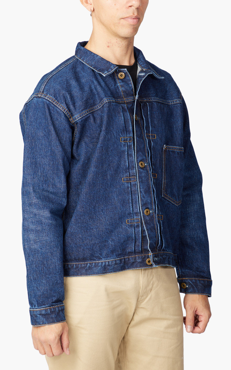 Japan Blue Classic Denim Jacket Mid Washed Indigo