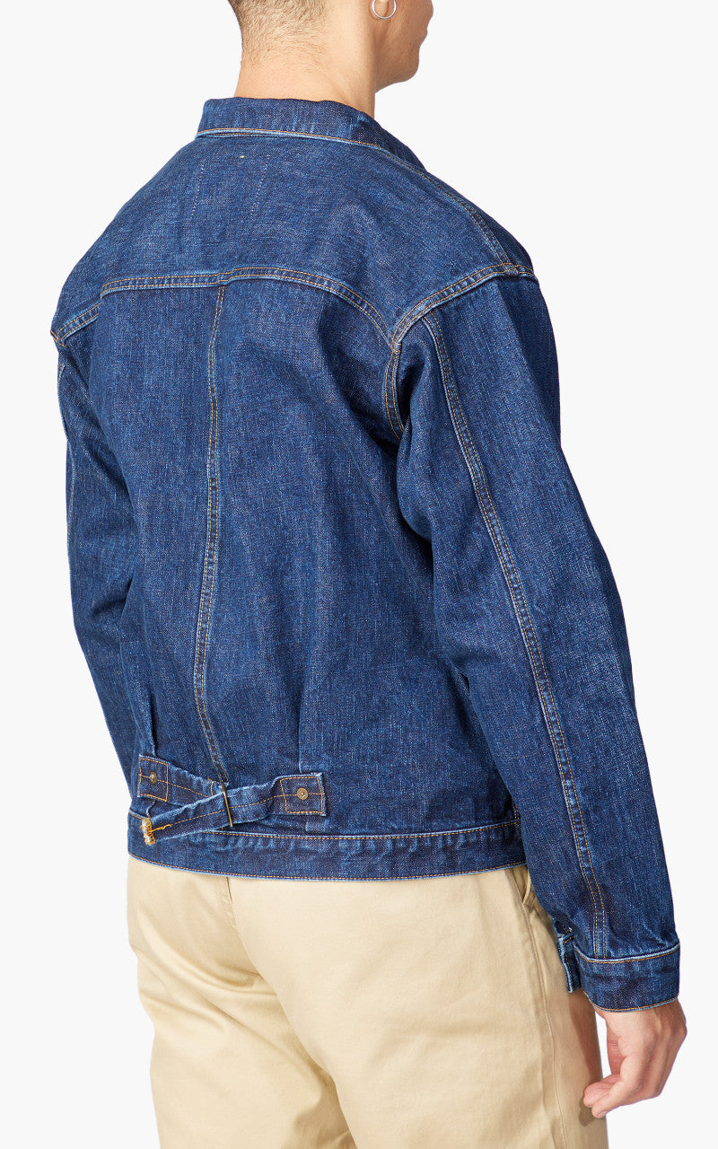 Japan Blue Classic Denim Jacket Mid Washed Indigo