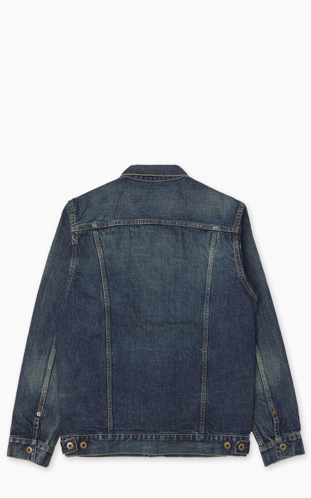 Japan Blue JBGJ1000 Type 2 Denim Jacket Dark Indigo Aging