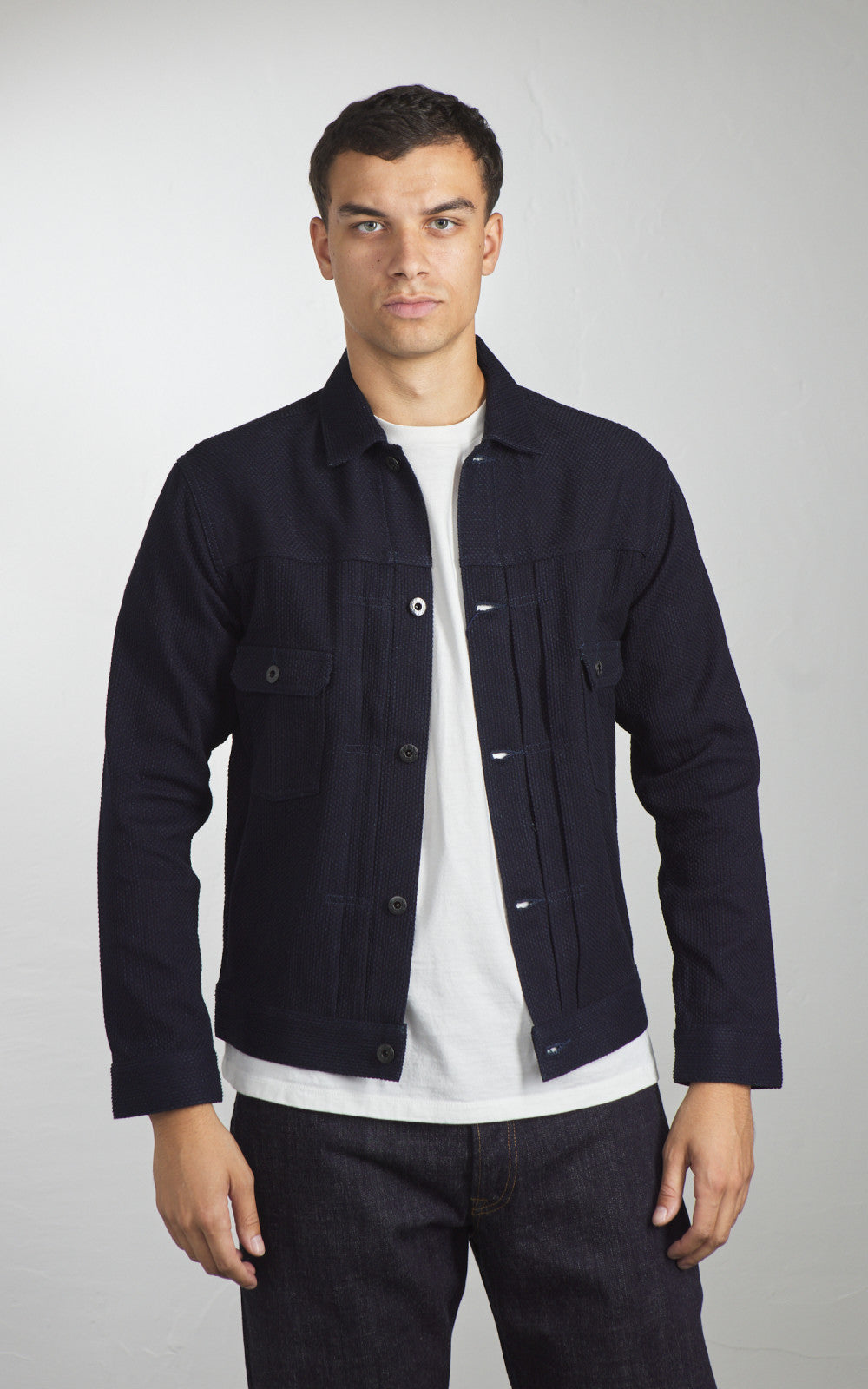 Japan Blue JBGJ1005 Sashiko Type 2 Jacket Indigo 11oz