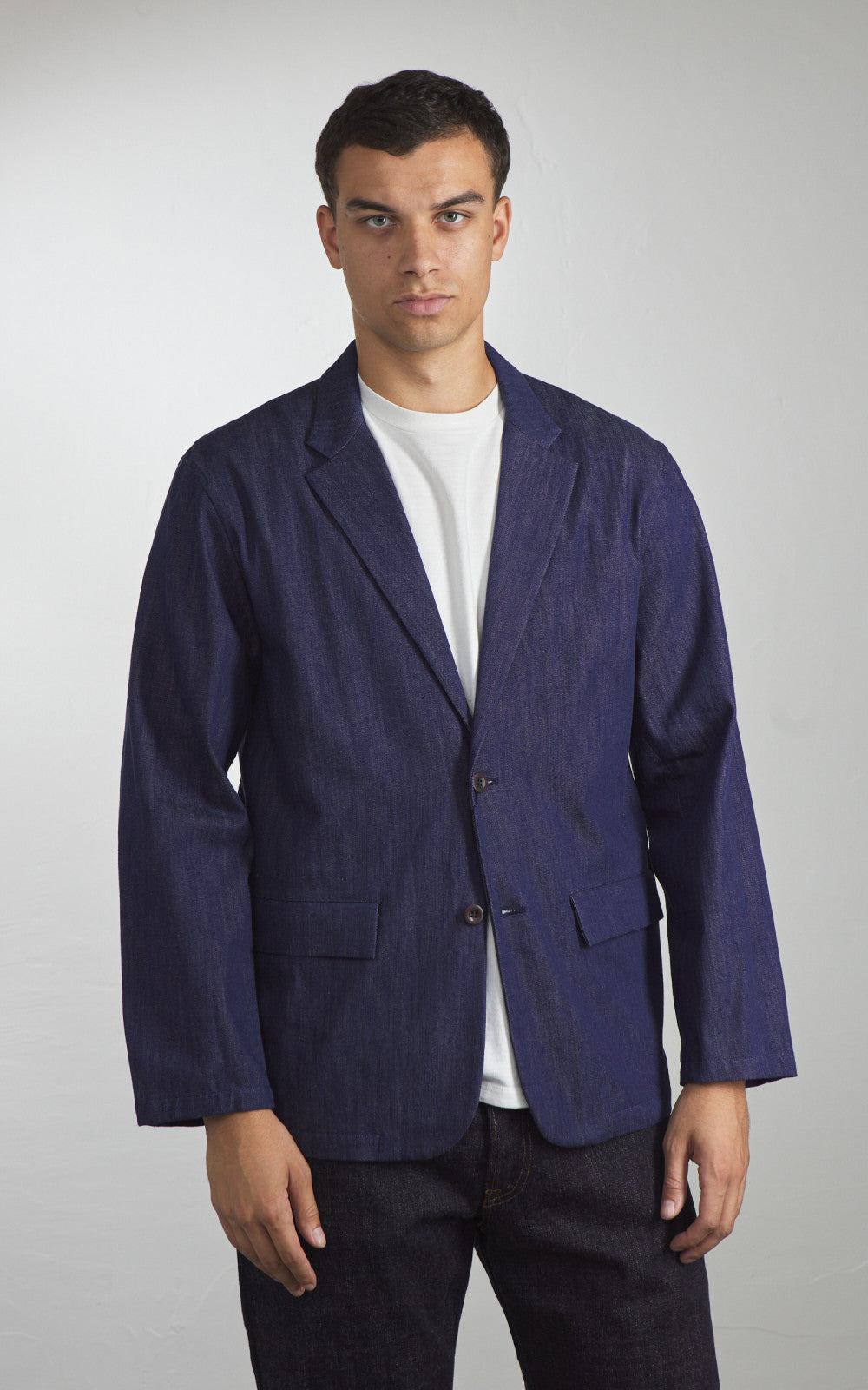 Japan Blue JBOT1291 "Shin-Denim" Tailored Jacket Blue