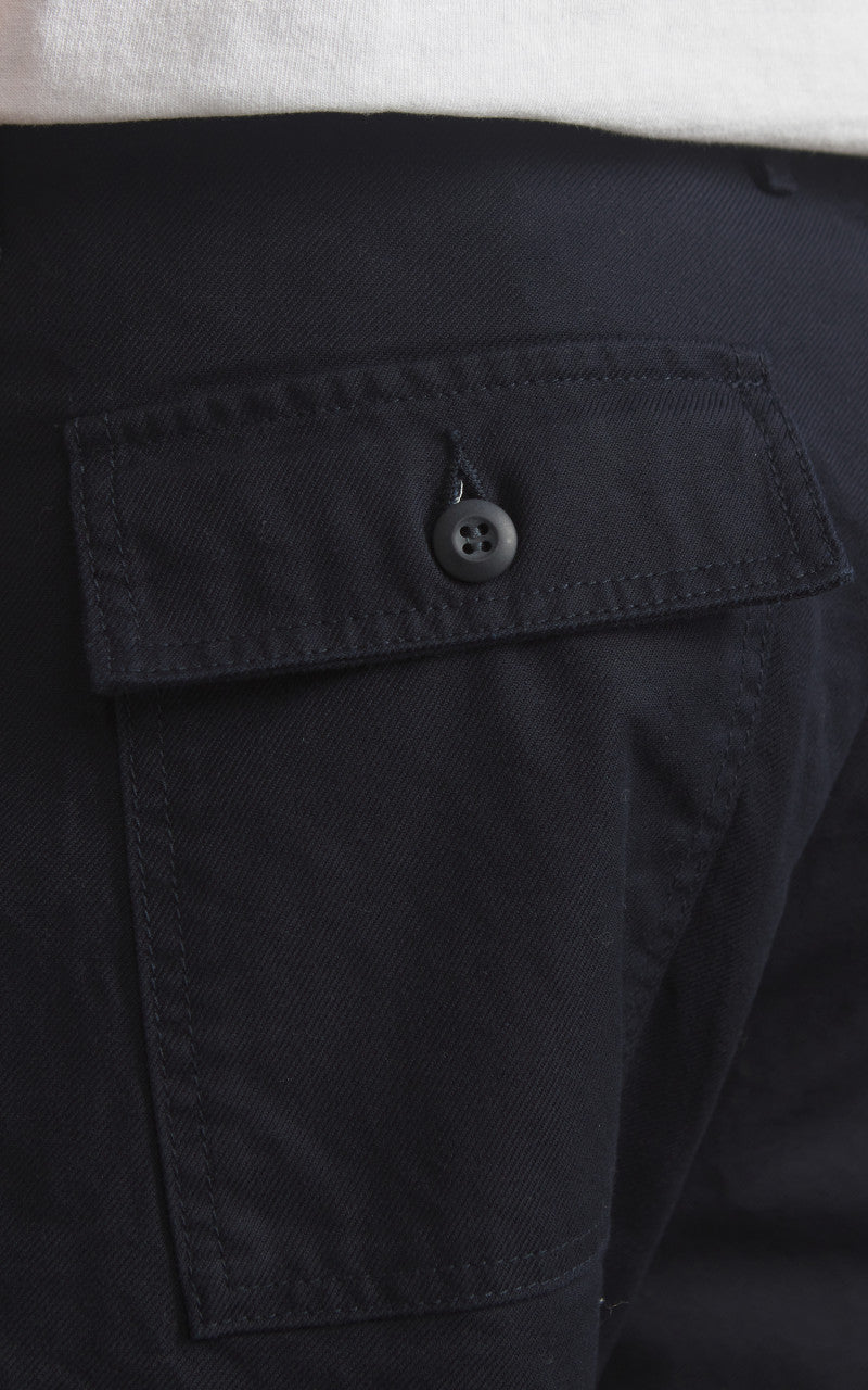 Japan Blue JBPT1016 French Work Serge Baker Pants Navy