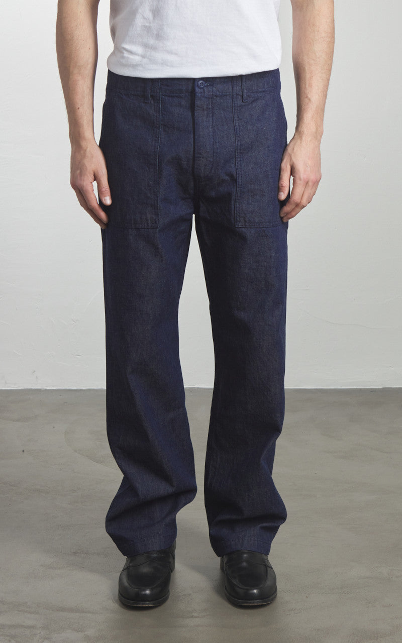 Japan Blue JBPT1017 Military Denim Baker Pants Indigo 10oz