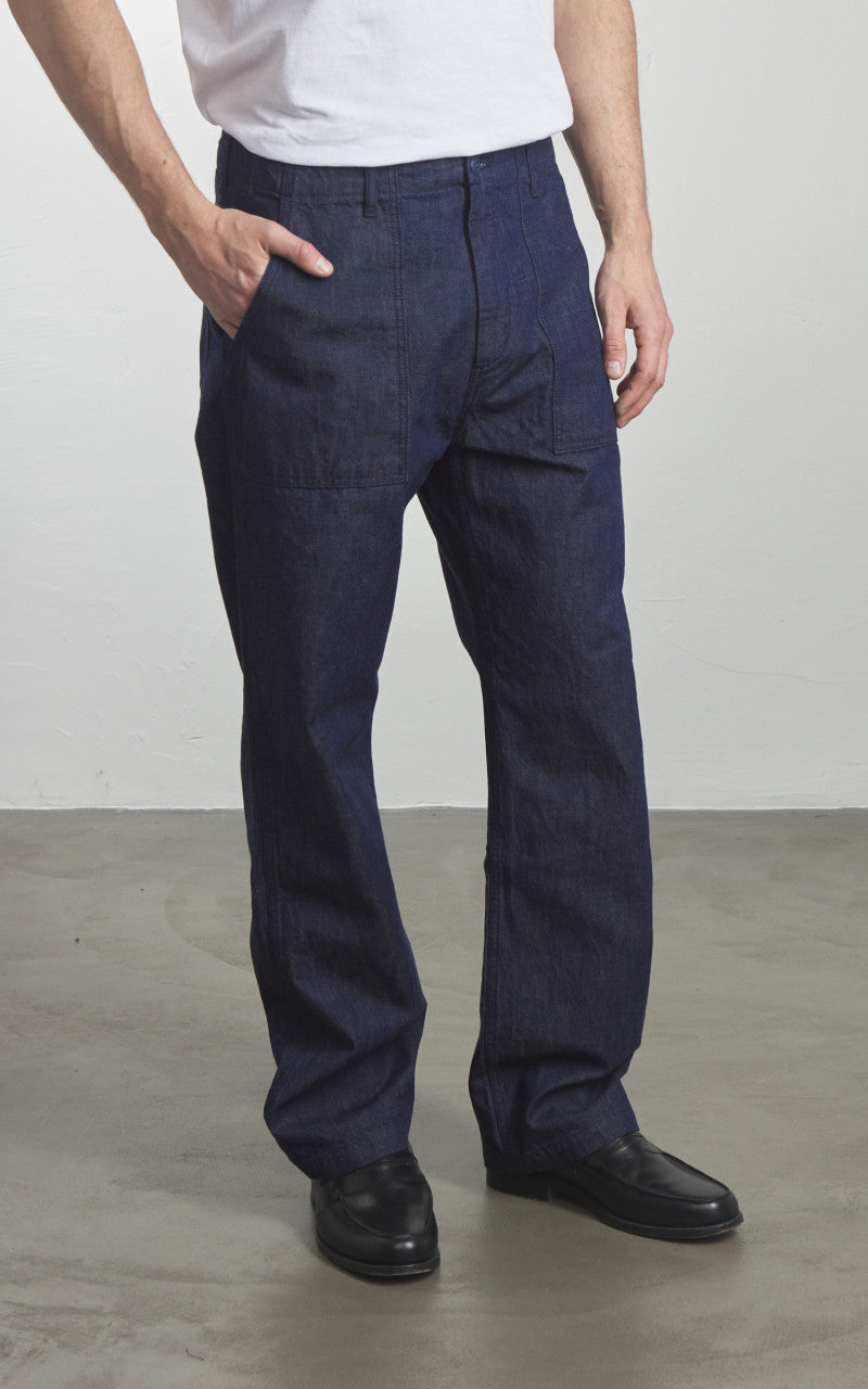 Japan Blue JBPT1017 Military Denim Baker Pants Indigo 10oz