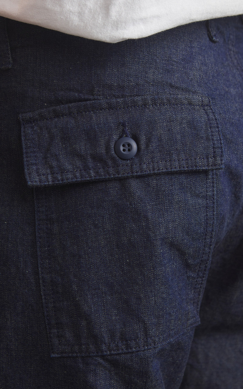 Japan Blue JBPT1017 Military Denim Baker Pants Indigo 10oz