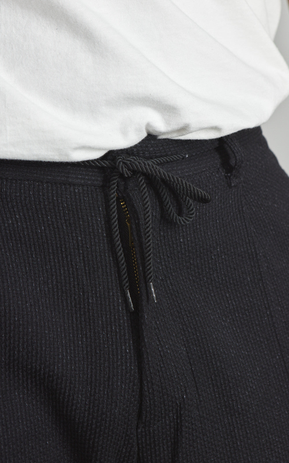 Japan Blue JBPT1024 Sashiko Easy Tapered Pants Black 11oz