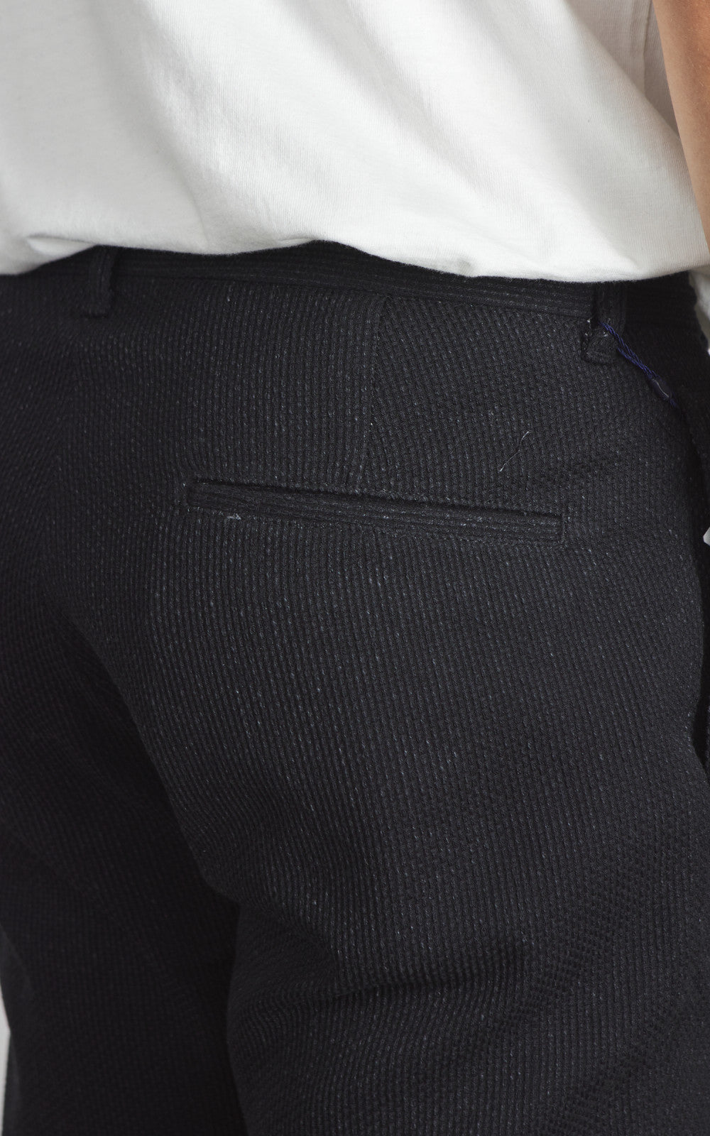 Japan Blue JBPT1024 Sashiko Easy Tapered Pants Black 11oz