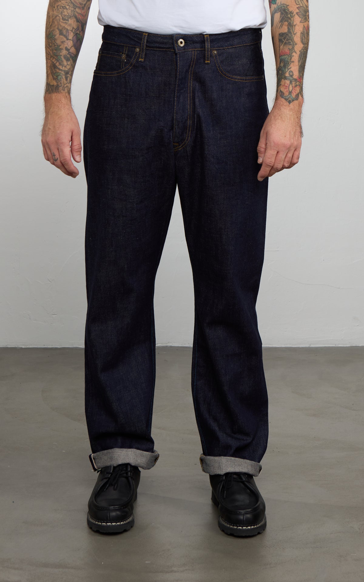 Japan Blue J504 Loose Straight Jeans Africa Cotton Selvedge 12.5oz