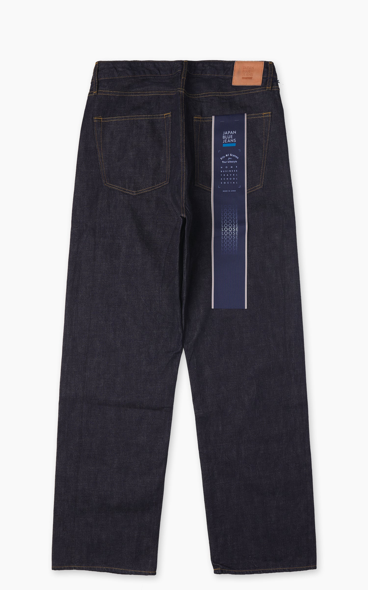 Japan Blue J504 Loose Straight Jeans Africa Cotton Selvedge 12.5oz