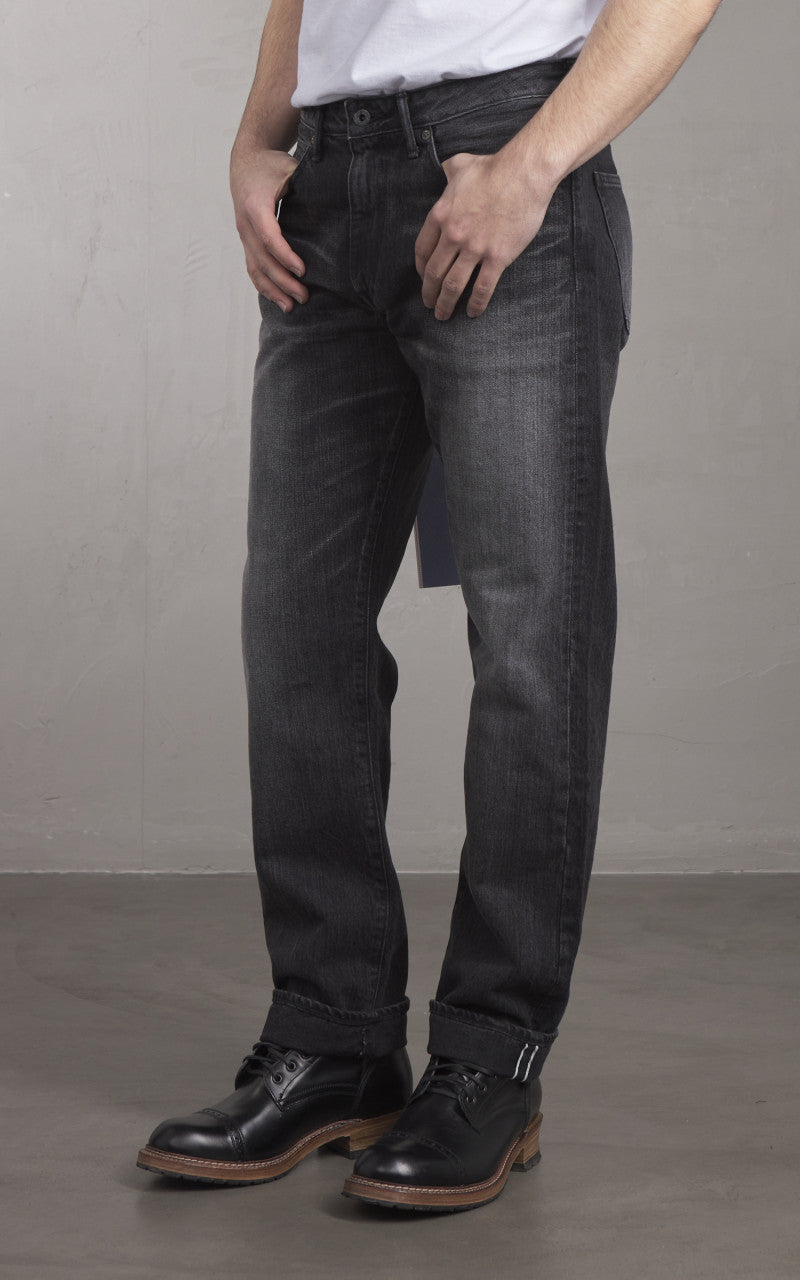 Japan Blue J414 Classic Straight Jeans Selvedge Aging Washed Grey