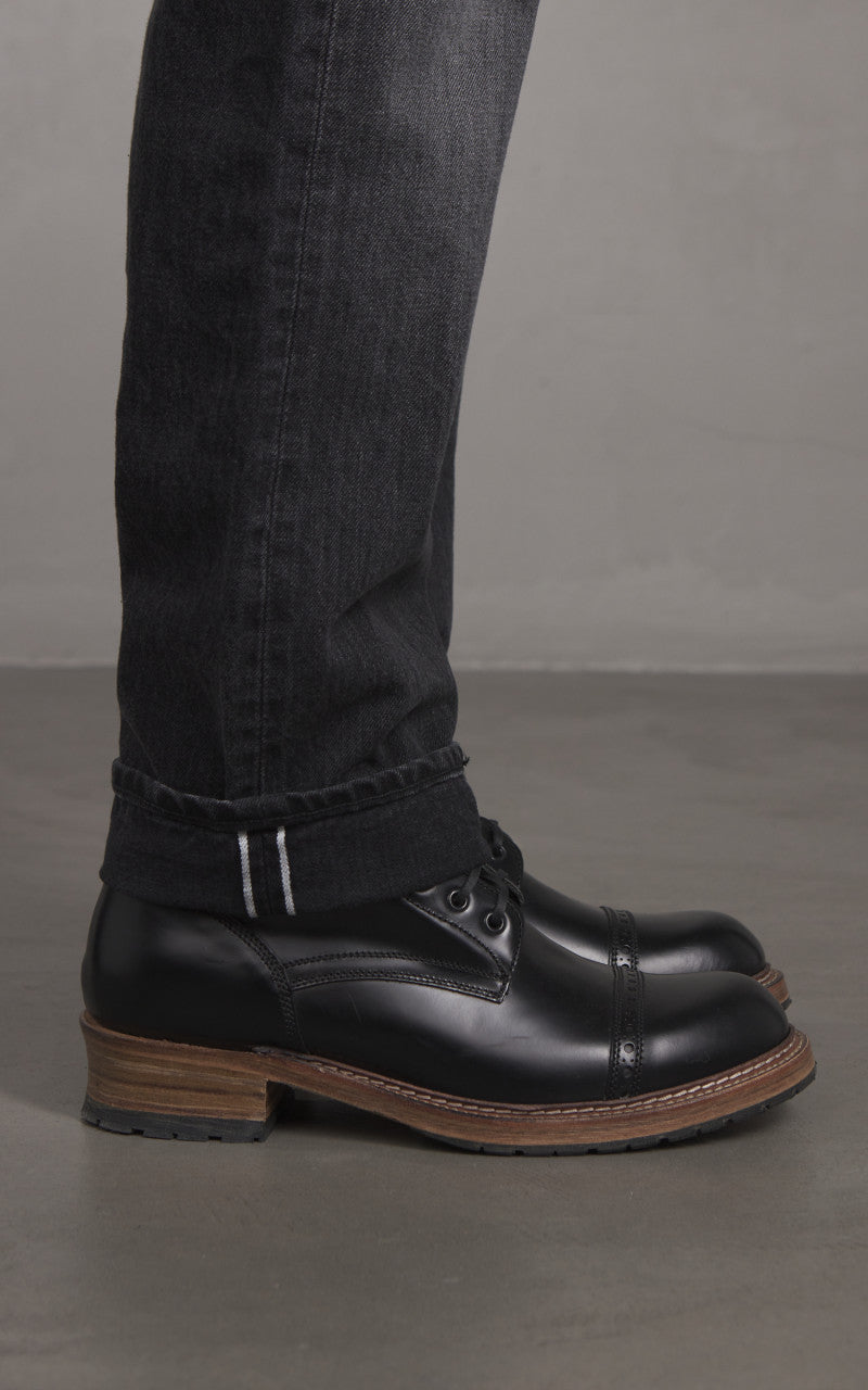 Japan Blue J414 Classic Straight Jeans Selvedge Aging Washed Grey