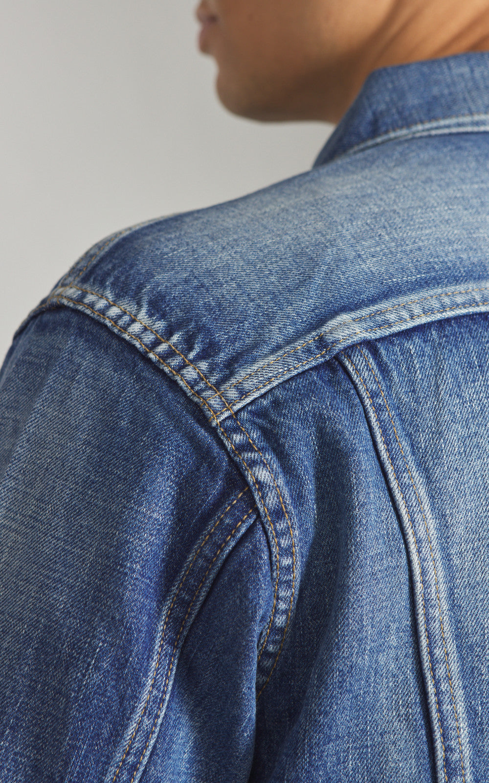 Japan Blue JBGJ1001 Type 2 Denim Jacket Mid Indigo Aging Wash 12.5oz