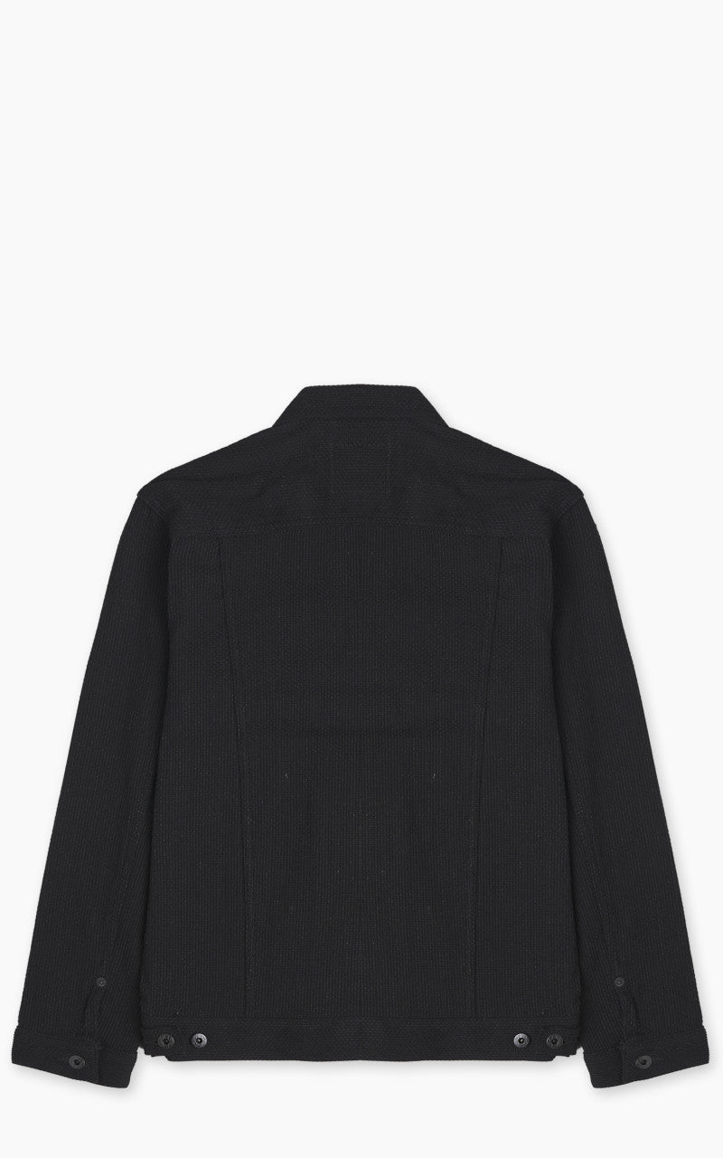 Japan Blue JBGJ1025 Sashiko Type 2 Denim Jacket Black 11oz