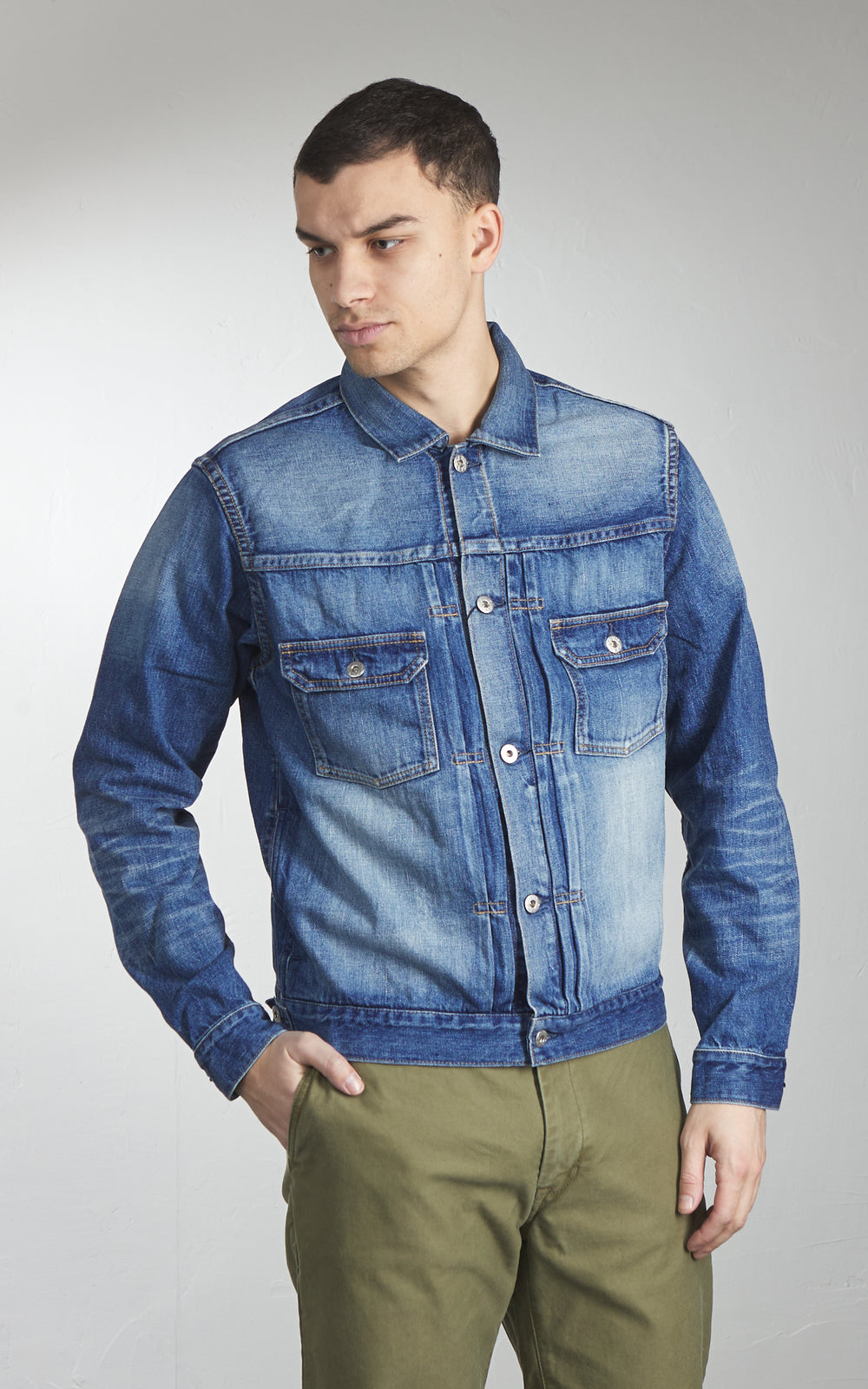 Japan Blue JBGJ1071 Type 2 Denim Jacket Medium Indigo 12oz