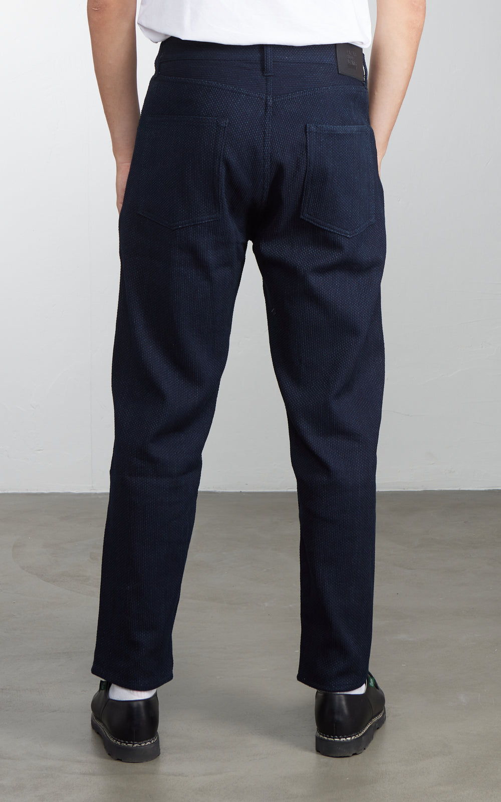 Japan Blue JBJE1500 Sashiko Wide Tapered Pants Indigo